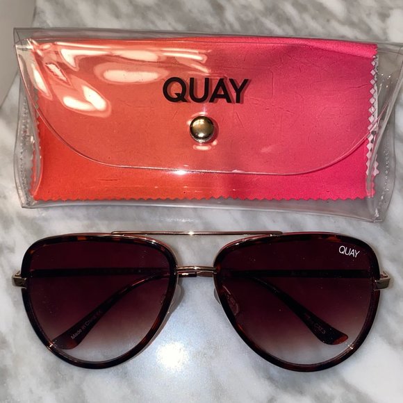 Quay Australia Accessories - Quay All In Aviator Sunglasses